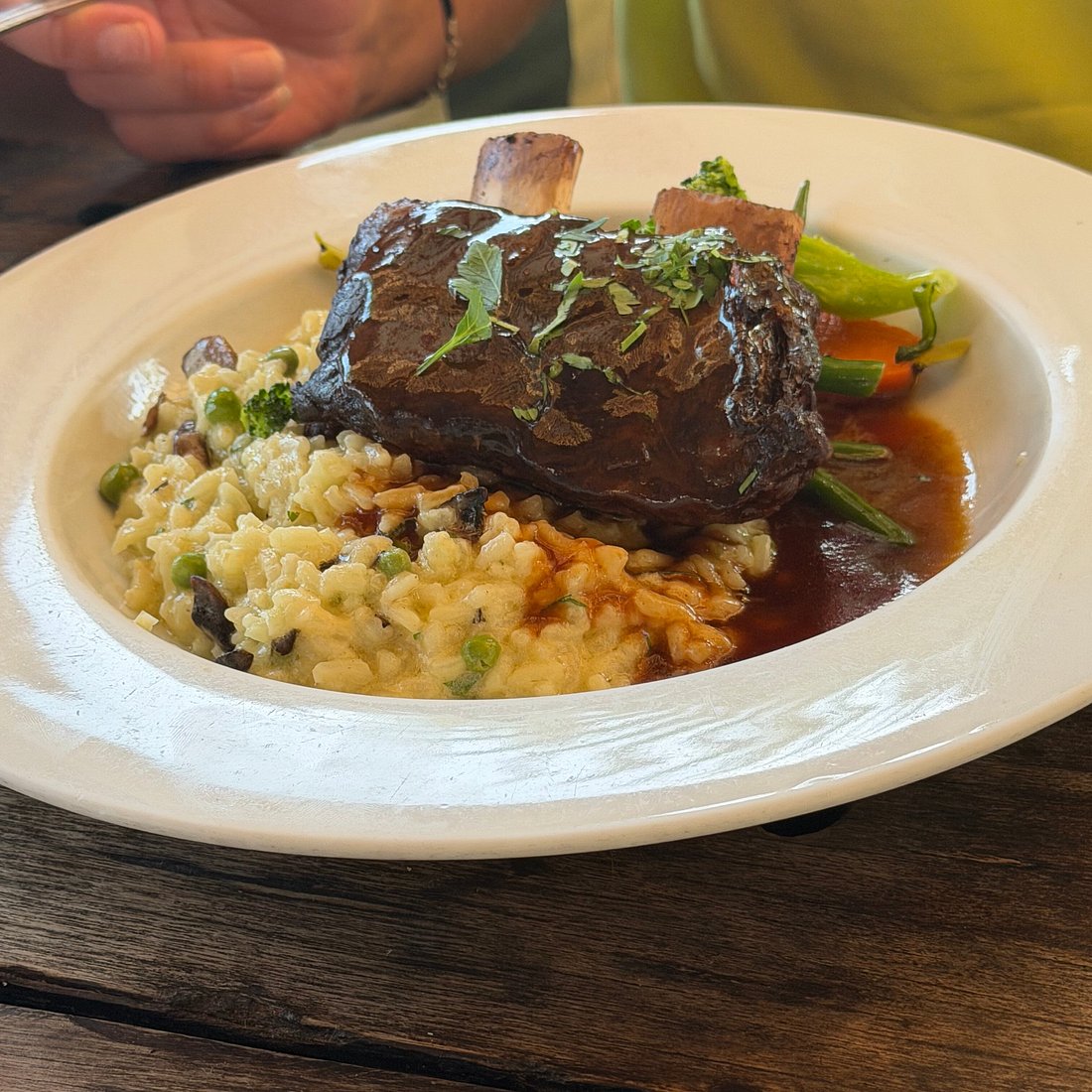 Morgan's Seafood Restaurant signature dishes Tuna Sashimi
Braised Short Rib Ravioli
Lobster Mac N Chez